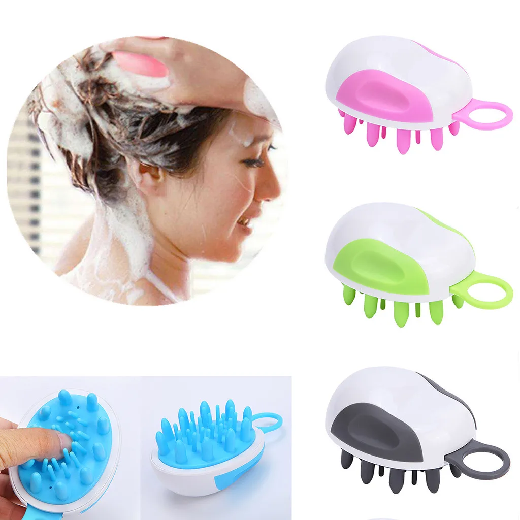 

Hair Shampoo Scalp Brush Body Massage Brush Comb Conditioner Clean Head Care Shower Brush Bath Spa Anti-Dandruff #SS