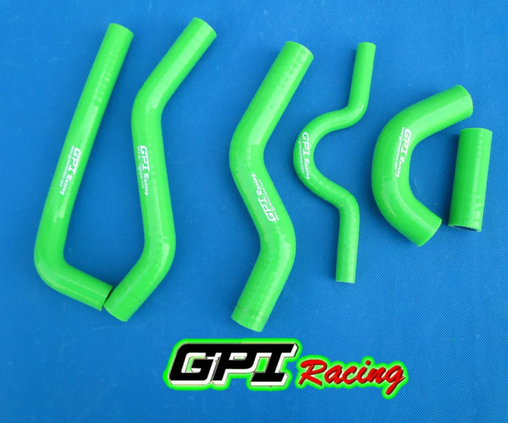 

GPI silicone radiator hose FOR Kawasaki KXF250 KX250F KX 250F KXF 250 2007-2008 07 08 GREEN