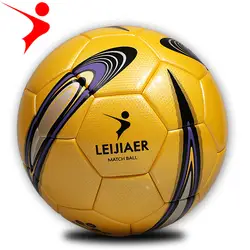 Желтый белый классический стиль мужской футбольный мяч резиновый материал мяч Размер 4 футбольный мяч детский тренировочный мяч