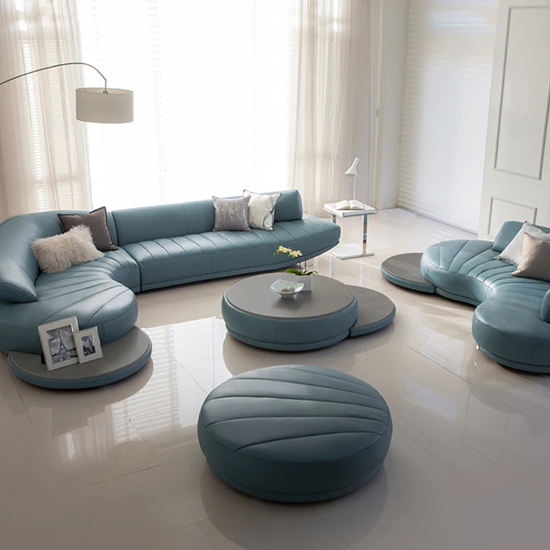 Гостиная диван Большой угловой диван кресло электрические диване Натуральная кожа секционные muebles де Сала moveis para casa
