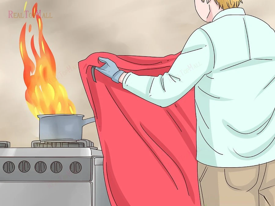 how to use a fire blanket