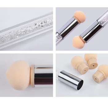 

5 Pcs Dual-ended Sponge Blooming Nail Pen Drawing And Dotting the UV Led Nail Polish Professional Manicure Tool Color Random