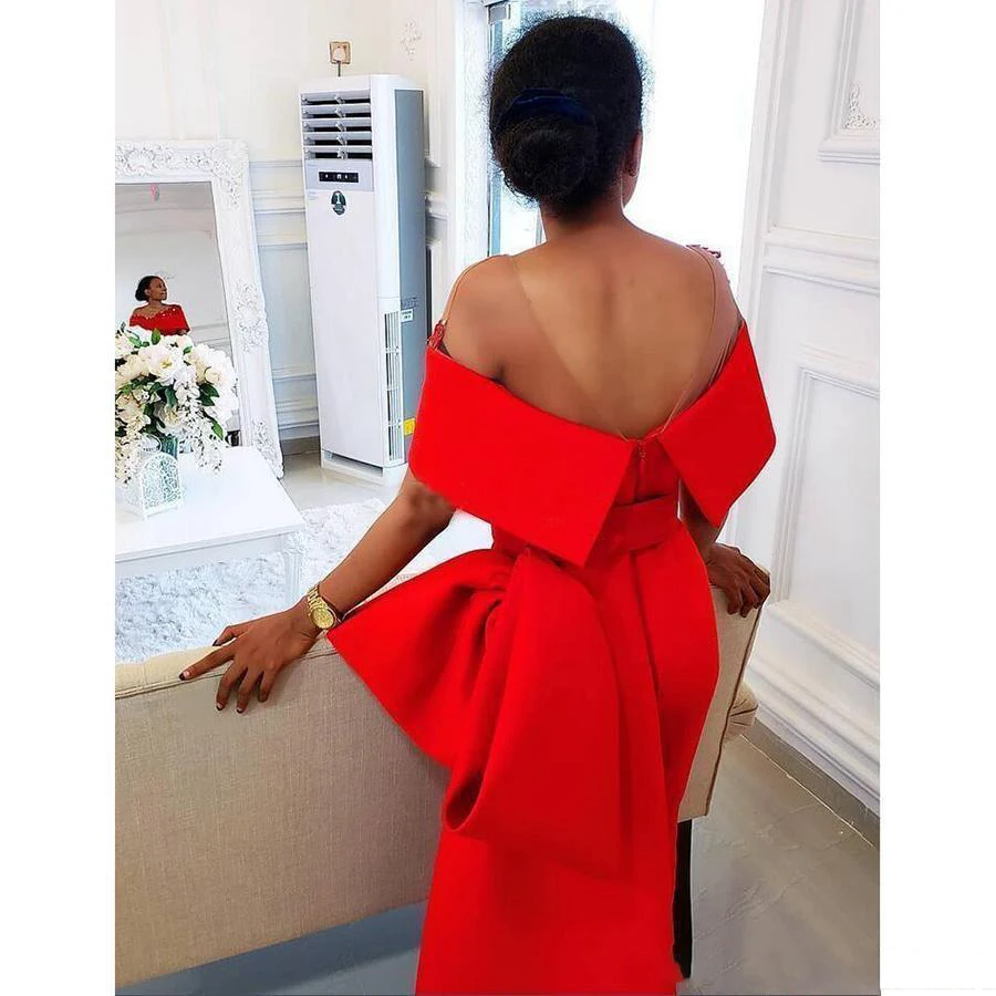 saudi-arabic-red-evening-dresses-sheer-neck-bow-sash-lace-applique-beaded-pearls-sheath-satin-side-split-african-formal-party-prom-gowns