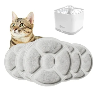 6/12 шт./лот фильтр для домашних животных фонтан воды фильтры с активированным углем Замена собака кошка воды питатель аксессуары быстрая доставка - изображение