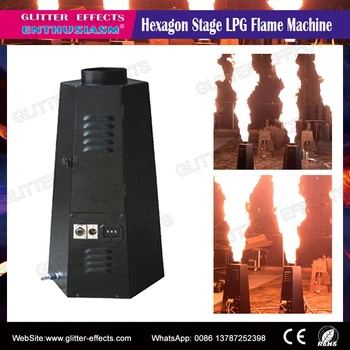

DMX LPG flame projector Stage effect show spray fire machine