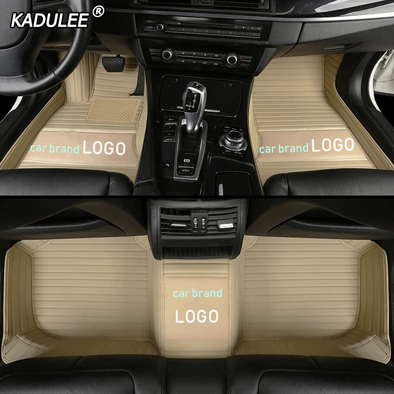 

KADULEE car floor mat for MG LOGO MG7 MG3SW MG3 MG5 GT ZS MG6 HS Interior Accessories make custom Floor Mats