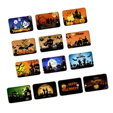 Fittyle Хэллоуин фланелевый микрофибра нескользящий ковер для гостиной спальни кабинет мягкий коврик, напольный ковер домашний декор несколько цветов