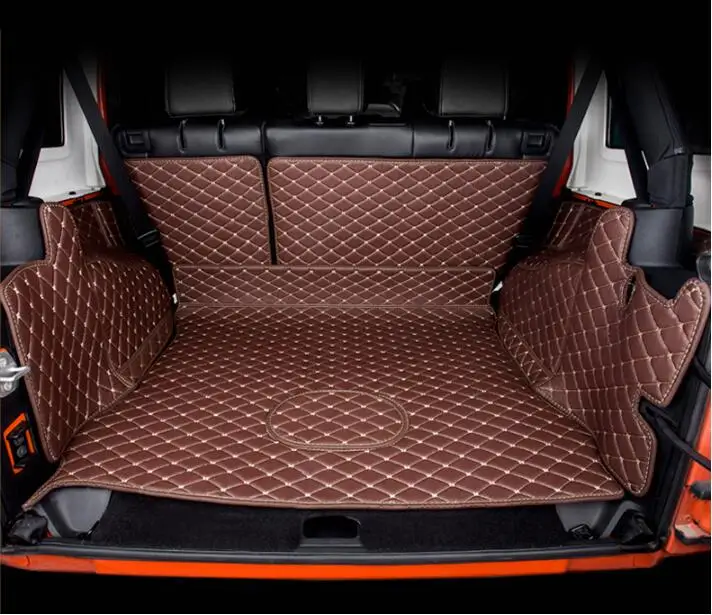

Full Rear Trunk Tray Liner Cargo Mat Floor Protector foot pad mats for 07-17Jeep Wrangler JK 2007-2017 2DOOR/4DOOR (6colors)