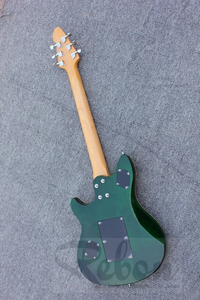 Вэйфан Кайт Rebon 6 строка тремоло одеяло клен электрогитара в зеленом цвете|guitar parts