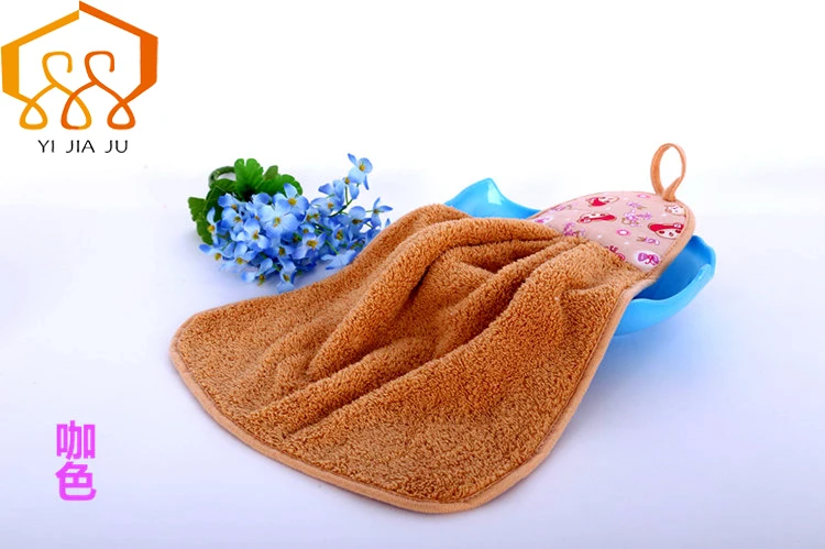 Высококачественное полотенце из кораллового бархата для кухни и ванной ткани