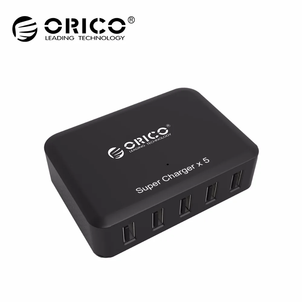 

ORICO 5 Port USB Desktop Smart USB Charger Charging for Samsung Xiaomi Huawei Phone Tablet
