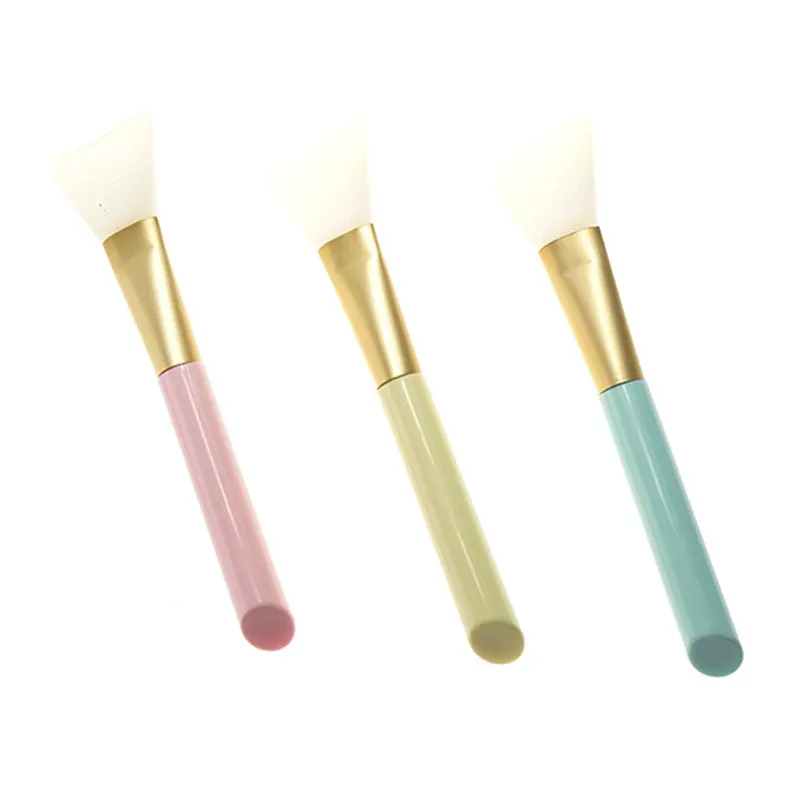 

ELECOOL 1Pc makeup Brush Soft Silicone Cosmetic Makeup Brush Skin Face Care Tool DIY Facial Mask mud tool