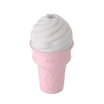 

Cute Ice Cream Moisturizing Lamp Humidifier LED Humidifier Air Diffuser Purifier Atomizer Refreshing Freshener
