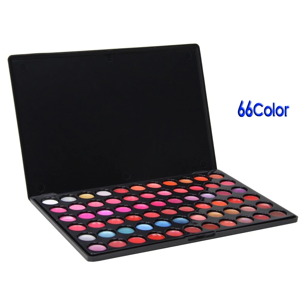 66 color lip gloss set makeup cosmetic palette lipstickin Lip Gloss