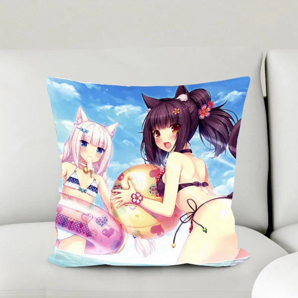 Окт. Новый домашний текстиль Nekopara аниме Chocolat &amp ванили бикини односторонняя