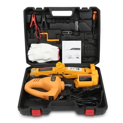 

Newcarpro 12V Car Electric Hydraulic Floor Jack Lifting Set Impact Wrench Tool