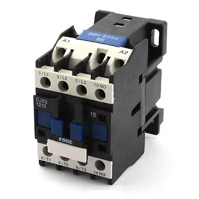 CJX2-1210 AC220V 12A 11 Винтовые клеммы 3-полюсный электрический контактор | Обустройство