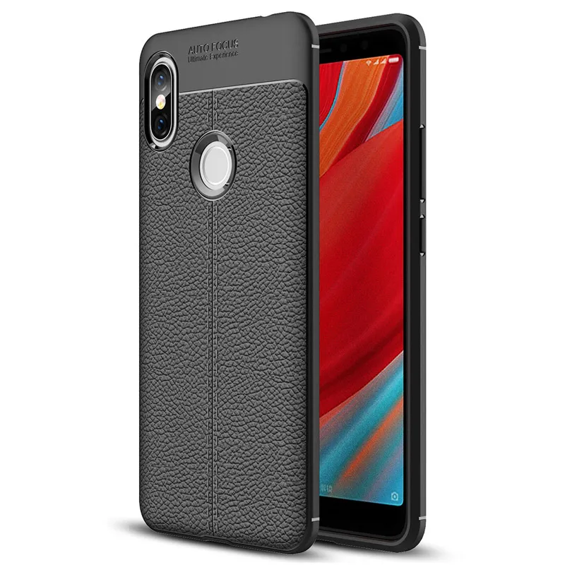 cheap For Xiaomi Redmi Note 6 Pro Case Carbon Fiber Silicone Phone Bag For Xiaomi Redmi 6 6A Pro Case Leather Grain Cover For Redmi S2