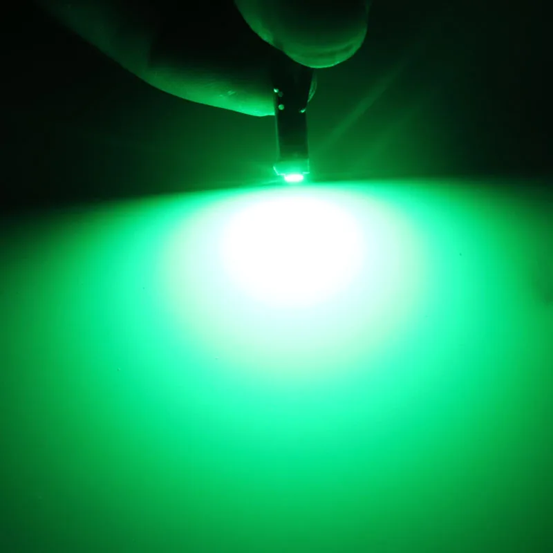 100 шт. светодиодный T5 W3W 3030 SMD неполярный 37 73 74 инструмент: клин Панель Спидометр
