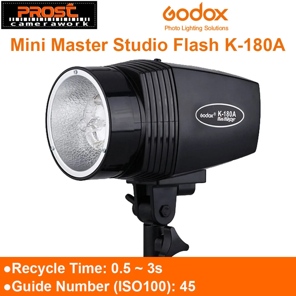 Вспышка для фотостудии Godox K-180A 180W Monolight стробоскопическая вспышка K180A Mini Master Studio