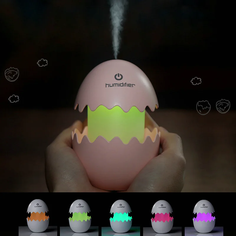 Knewfun USB Aroma Humidifier Aromatherapy FunEgg LED Lights Electric Essential Oil Diffuser Office Mist Maker | Бытовая техника