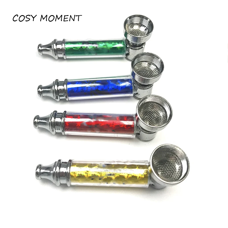 COSY MOMENT Metal Cheap Smoking Pipe Herb Tobacco Pipes For Smoking