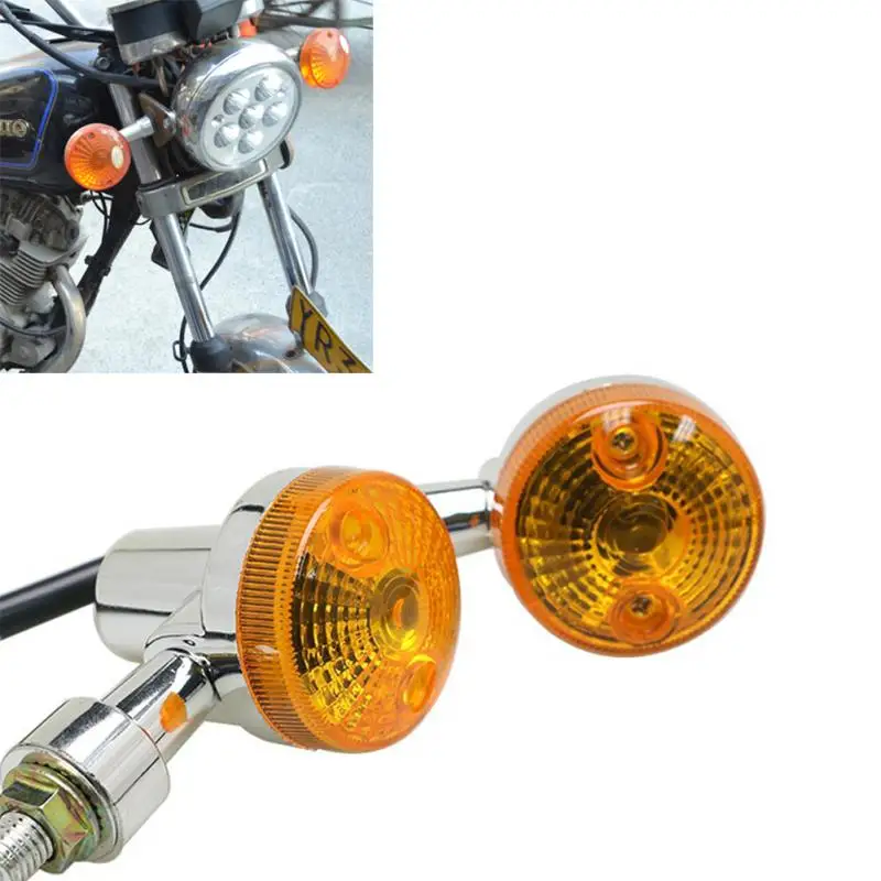 Универсальный 5 Вт 12 в передний задний мотоцикл поворотники команды Ламповые индикаторы Янтарный светильник s лампа мотор указатель поворота светильник