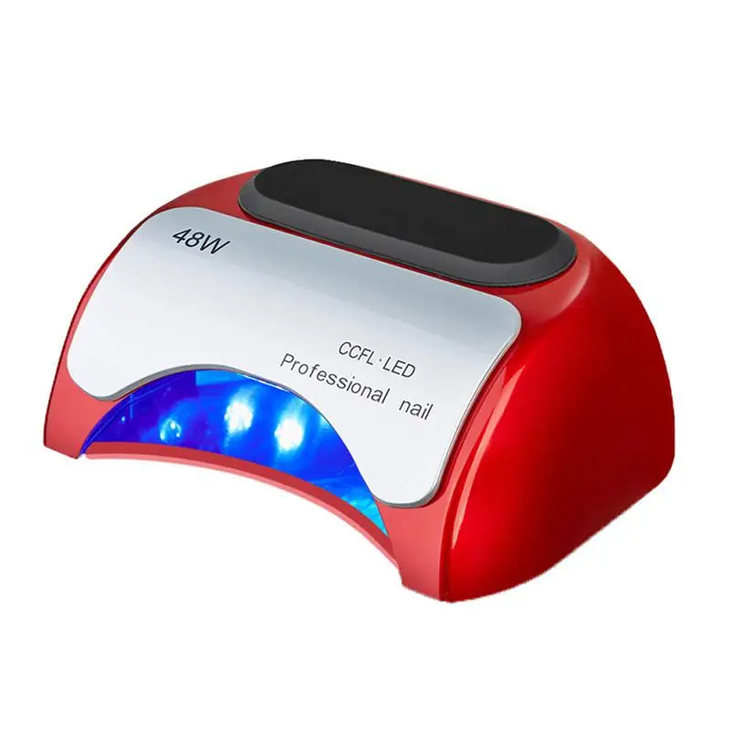 

CCFL Nail Dryer Lampled 48W UV LED Nail Dryer Light Lamp Sunlight Nail Curing Machine for Fingernail Toenail UK Plug