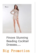 Finove Prom Dresses Long 2020 Long Sleeve Crystals Beading By Hand Sexy See-through A-Line Bridesmaid Dresses Robe de Soiree