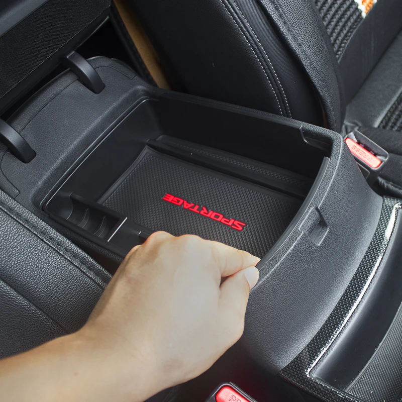 Arm Rest Center Console Storage Box Leather Cover for KIA 2016-2018 Niro