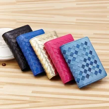 Wholesale Credit Card Large Capacity Women Card Holder Genuine Leather Business Card Travel Case Soft Sheepskin ID Coin Purse zoress genuine leather women fashion card holder 22 card slots large capacity girls id credit card case bag purse wallet 8 color