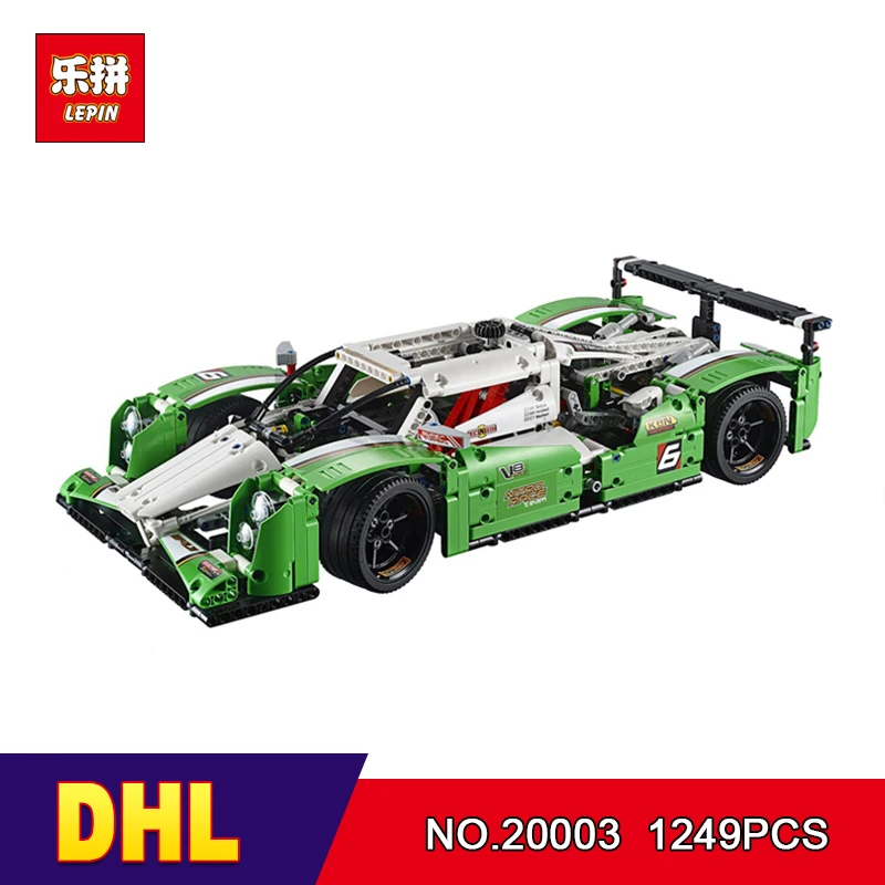 

DHL LEPIN 20003 1249PCS Technic Series The 24 hours Race Car Building Assembled Blocks Bricks Enlighten Toy 42039