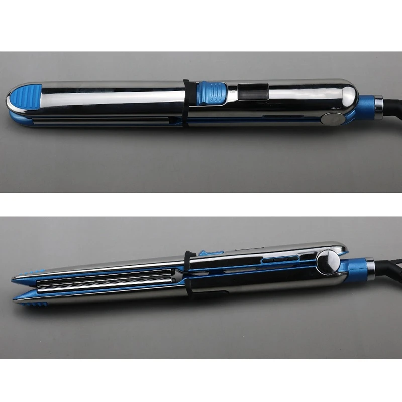 Max 750F титана цифровой плоский утюжок выпрямитель для волос Профессиональный быстрый Электрический выпрямитель утюжок для завивки волос инструмент для укладки 100-240
