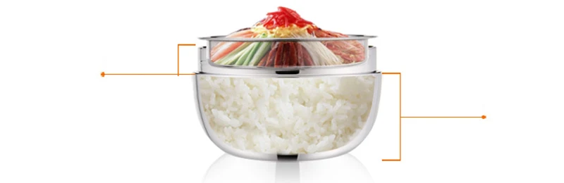 Double layer 304 Stainless Steel Thermal Insulation Lunchbox Portable Handle Student Kids Sushi Food Container Bento Lunch Box 13