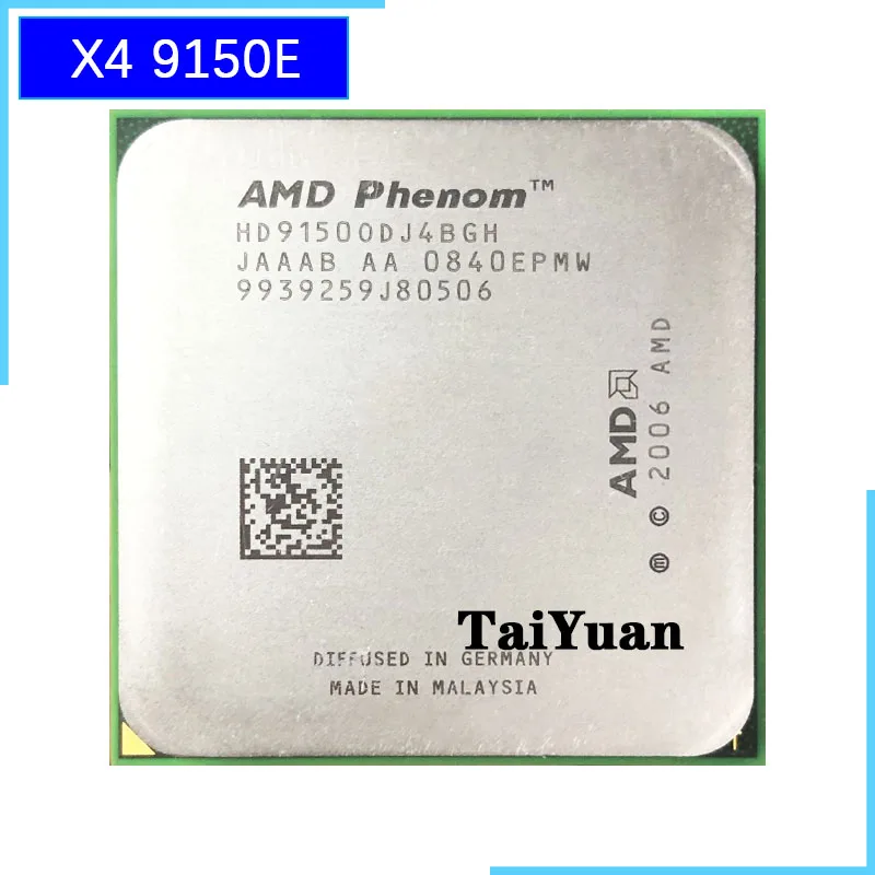 

AMD Phenom X4 9150e 9150 1.8 GHz Quad-Core CPU Processor HD9150ODJ4BGH Socket AM2+