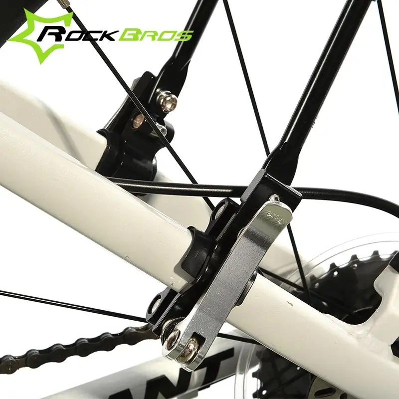 Стойка для горного велосипеда ROCKBROS, 75 кг, алюминиевая полка для горного велосипеда из сплава, быстросъемная велосипедная стойка на заднее сиденье, велосипедная стойка для V и дискового тормоза