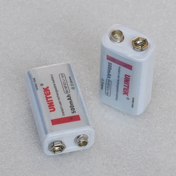 

1-4PCS Rechargeable 9V battery 500mAh li-ion 6F22 cell for microphone Guitar EQ smoke alarm meter multimeter RC helicopter