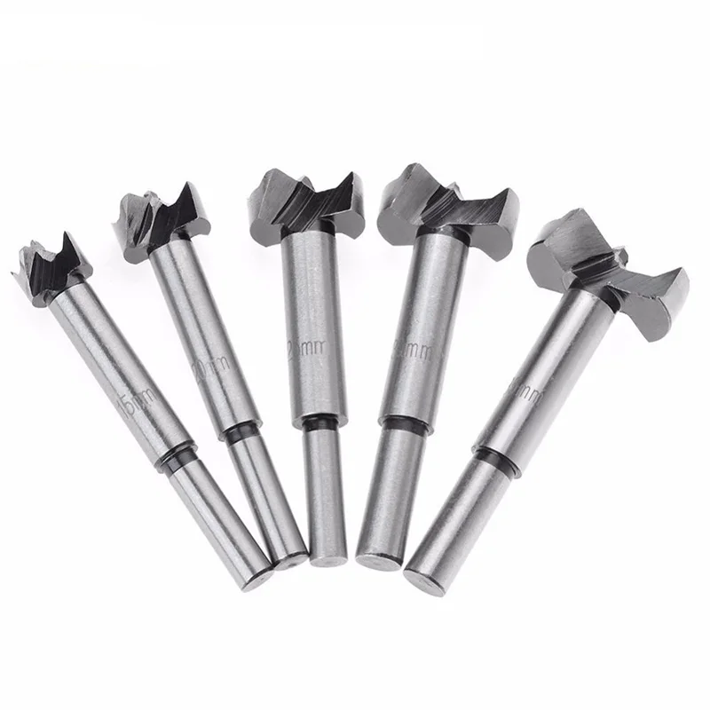 

FATCOOL 5pc Wood Drills Tool Drill Bit Set Wood Boring Hole Saw Cutter Hand Tools Speed Out Drill Bit for Metal
