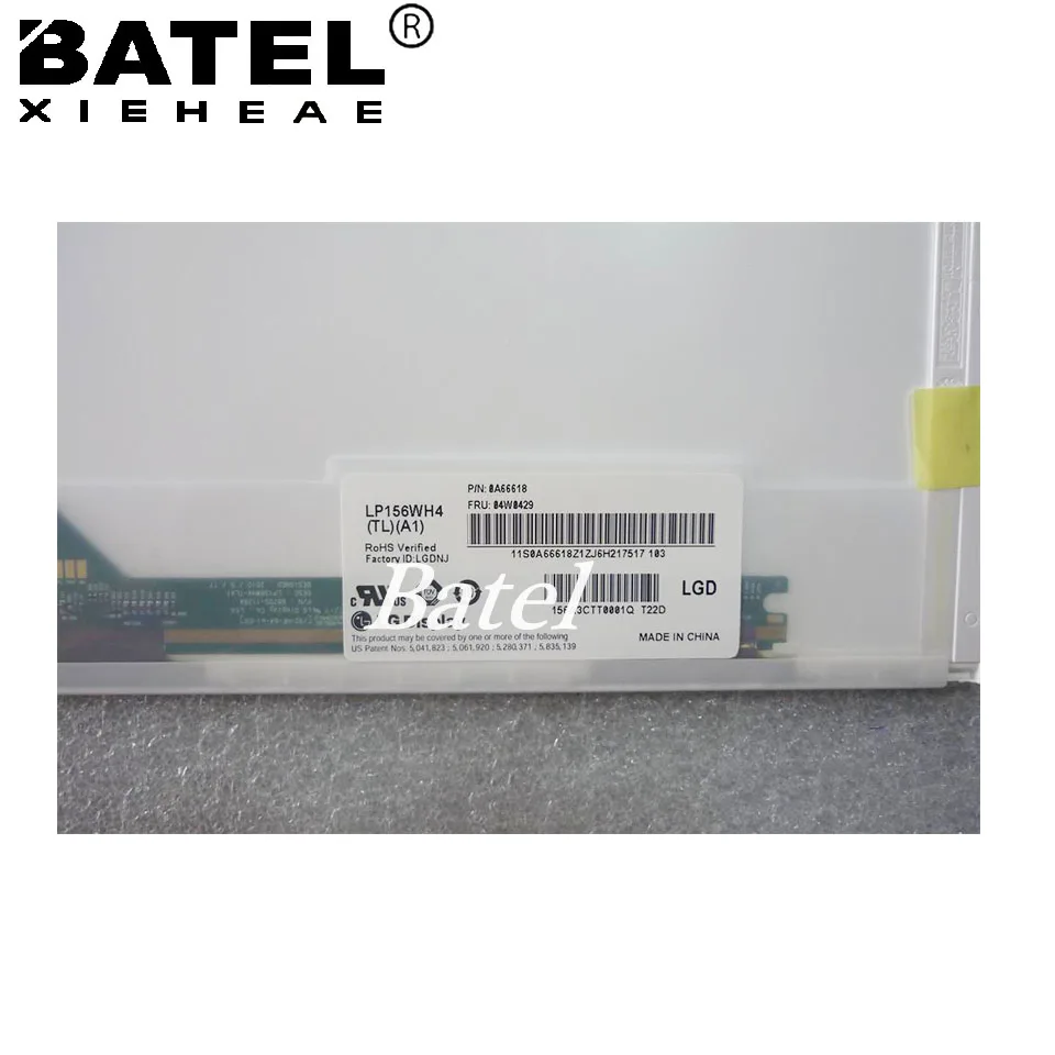 

LP156WH2-TLA1 LP156WH2 (TL)(A1) LED Display LCD Screen Matrix for Laptop 15.6" LP156WH2 TLA1 1366X768 40Pin LED Panel