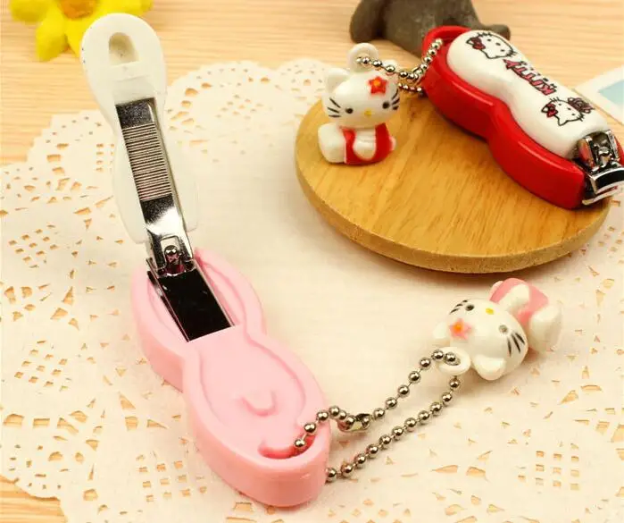 Мультяшные кусачки для маникюра или педикюра Hello Kitty профессиональный триммер