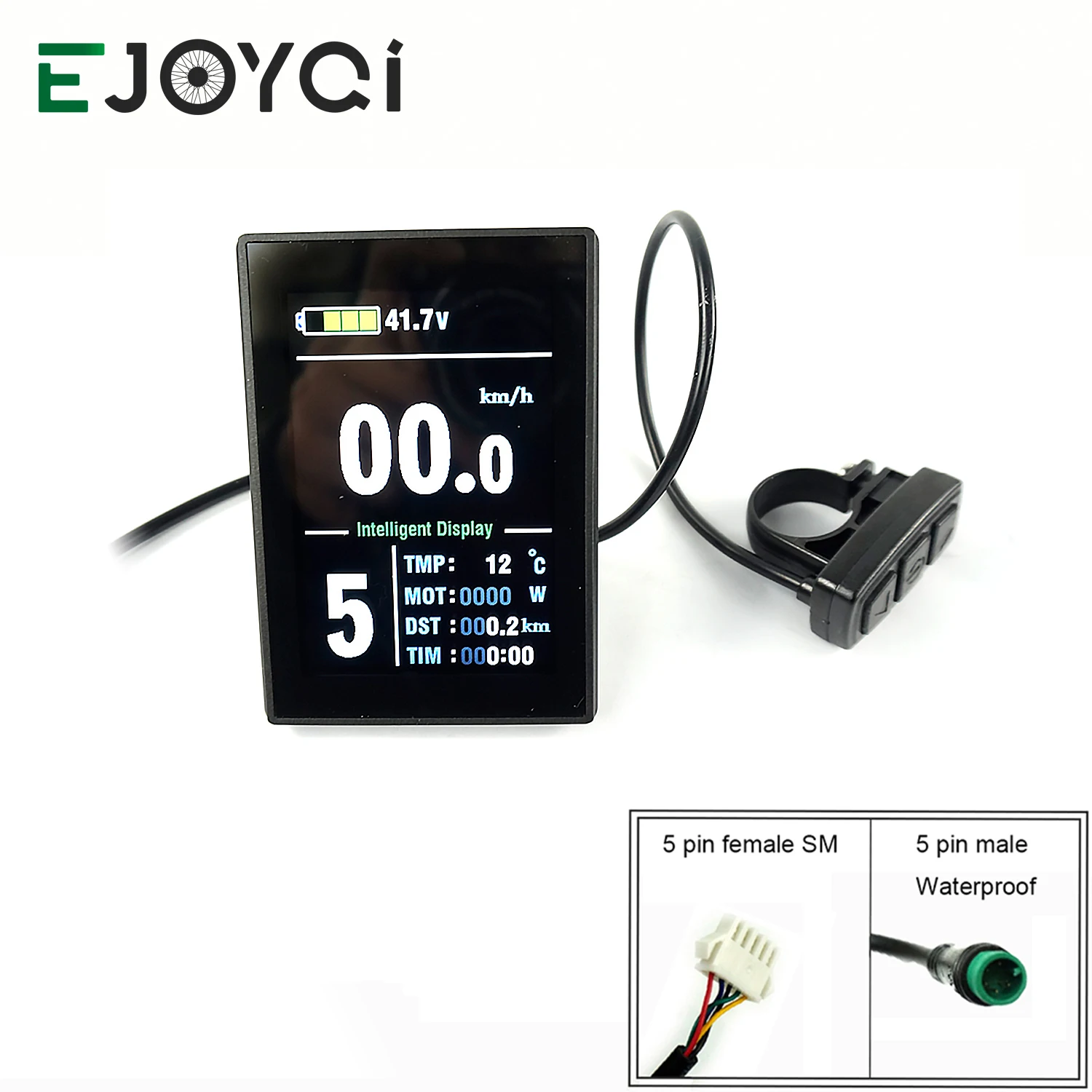 EJOYQI Ebike ЖК дисплей 8S Новый цветной SM водонепроницаемые аксессуары