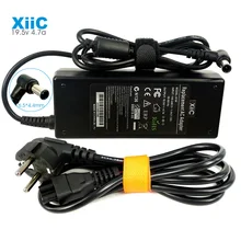 XiiC 19,5 V 4.7A AC зарядное устройство для ноутбука адаптер для sony VAIO PCG VGP VGN VGA VPC lcd tv Series 90 Вт 6,5*4,4 мм с кабелем питания