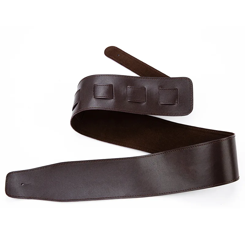 Adjustable Guitar Strap Belt PU Leather Acoustic Folk Electric Bass