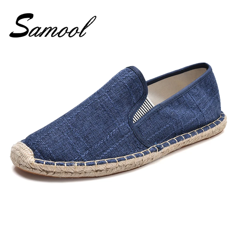Summer Breathable Mesh Mens Casual Shoes Fashion Men'S Straw Shoes ...