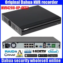 Original Dahua English version NVR4208 8P 4KS2 H 265 NVR with 2SATA 8POE ports 4K NVR