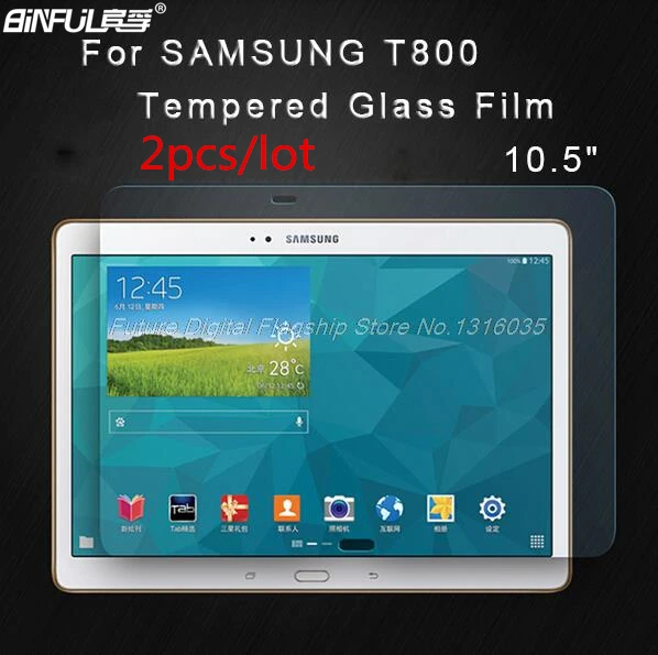 2 шт. Премиум закаленное стекло защитное для Samsung Galaxy Tab S 10 5 T800 T805 T807 планшет