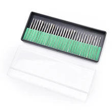 30 шт. 30 различных размеров Алмазная роторная смесь набор электрический сверло для ногтей кутикулы чистые фрезерные пилки для ногтей Аксессуары для машины