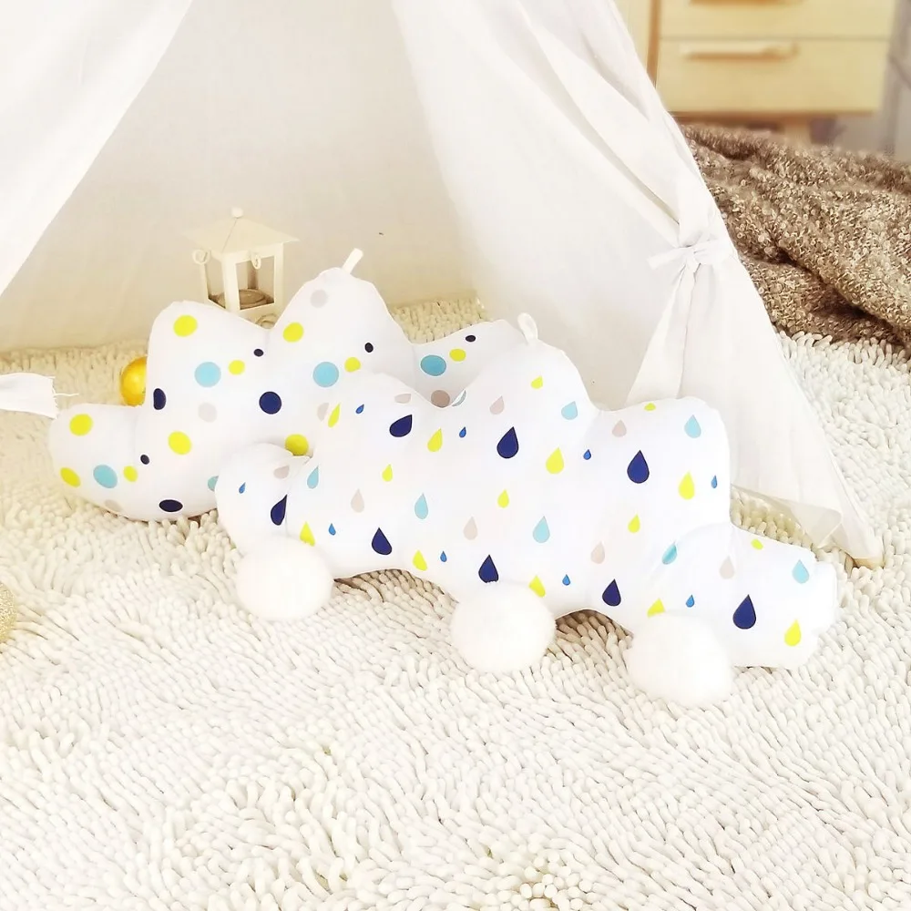 Скандинавский стиль облака Плюшевые игрушки Мягкая плюшевая подушка, для спокойного детского сна кукла, детская комната украшения подушки, подарок на день рождения игрушка