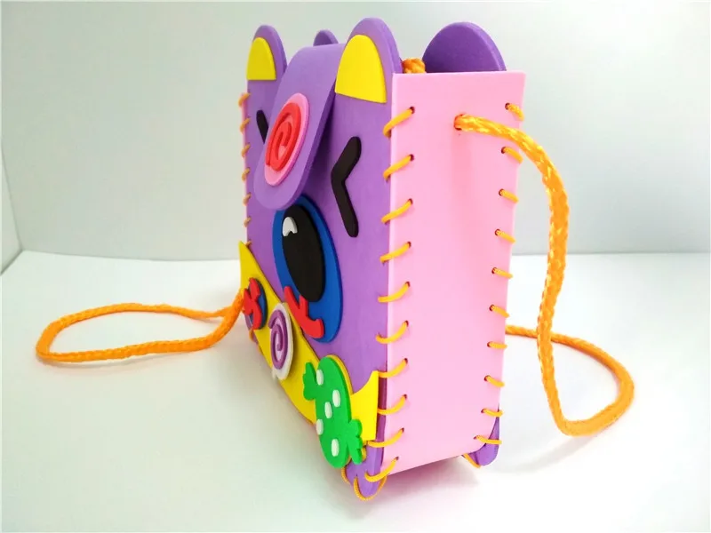 Jardim de Infância Happyxuan Projetos Lote Crianças Faça Você Mesmo Art Craft Kits Grupo Brinquedo Educativo Espuma Eva Adesivos Artesanal Criativa Meninas Presente 8 - 21 Happyxuan 8 projetos lote Crianças DIY Art