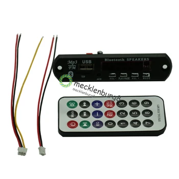 

7-12V Car Wireless Bluetooth MP3 Decoder Board Decoding Player Module Support FM Radio USB/TF For Car LCD Screen Remote Control